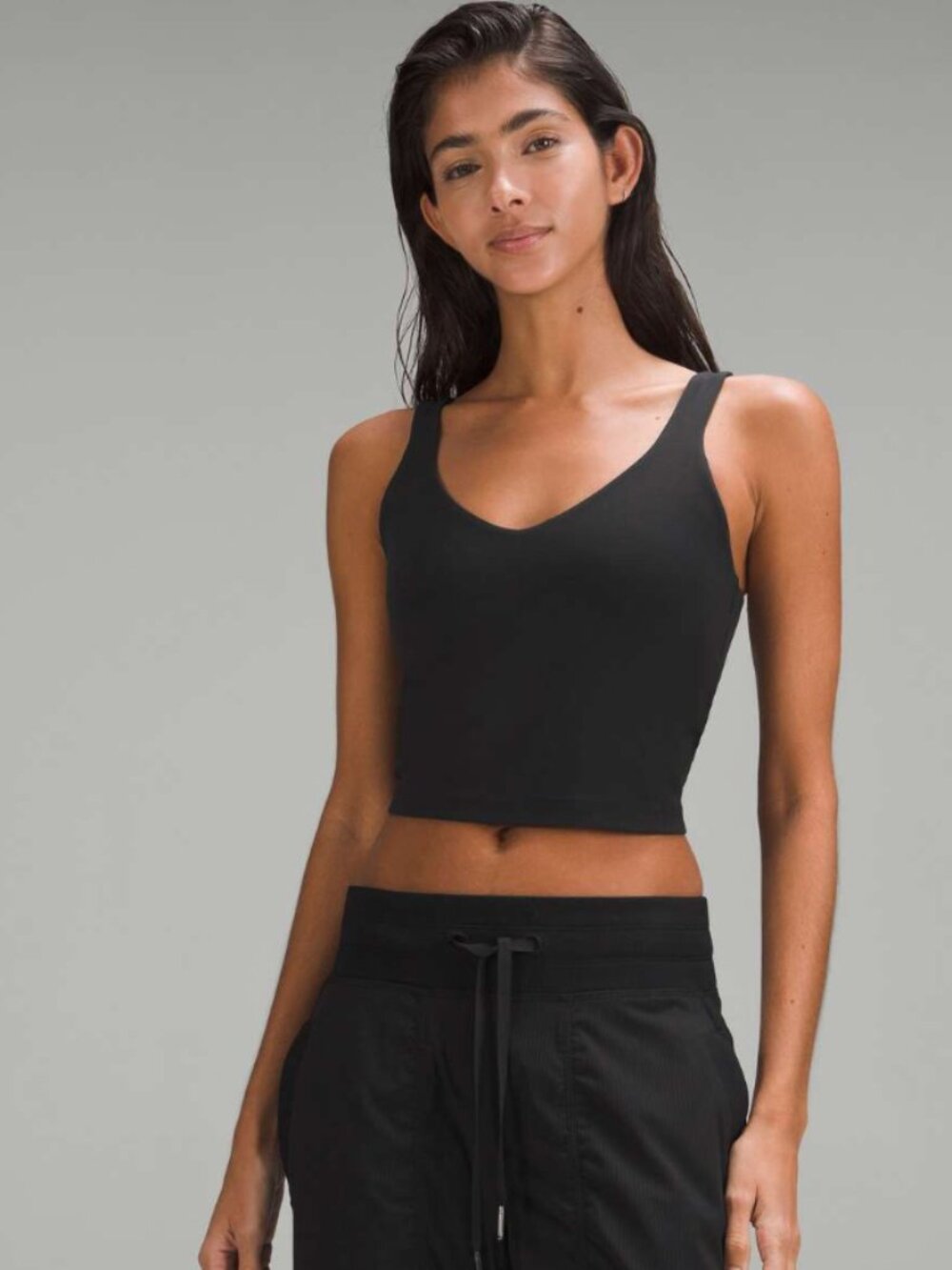 LULU ALIGN TANK BLACK